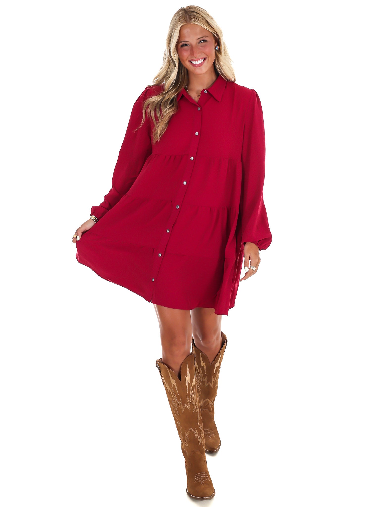 Morning Light Button Down Dress