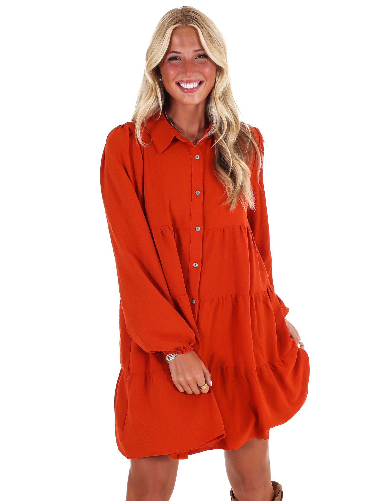 Morning Light Button Down Dress