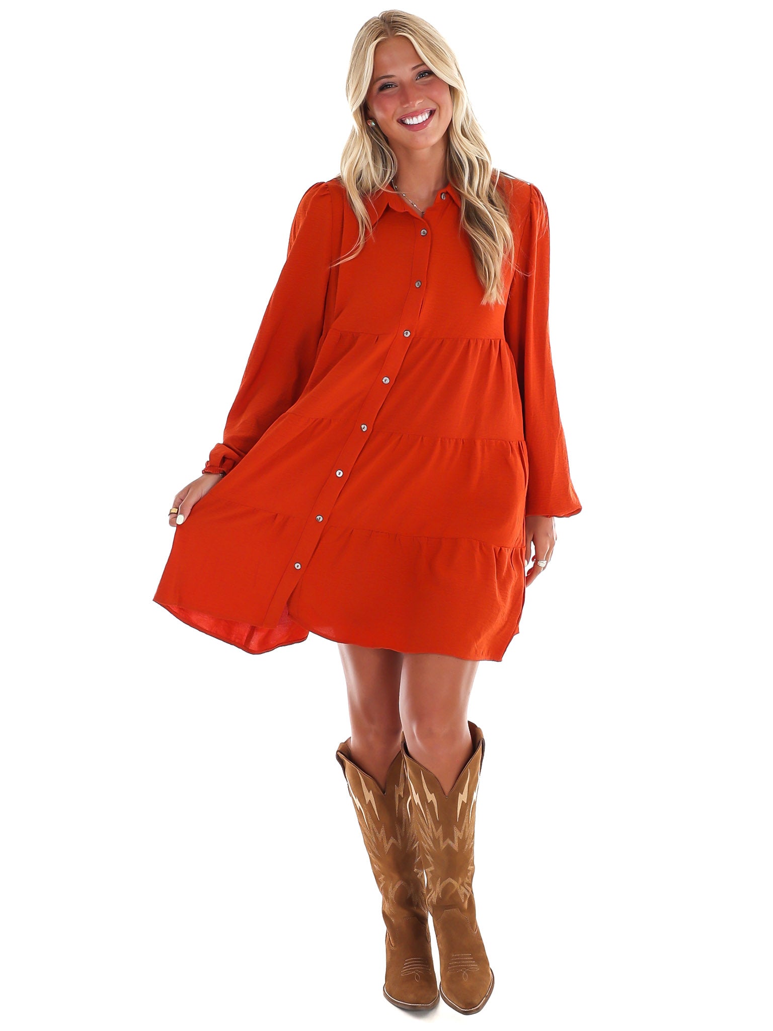 Morning Light Button Down Dress
