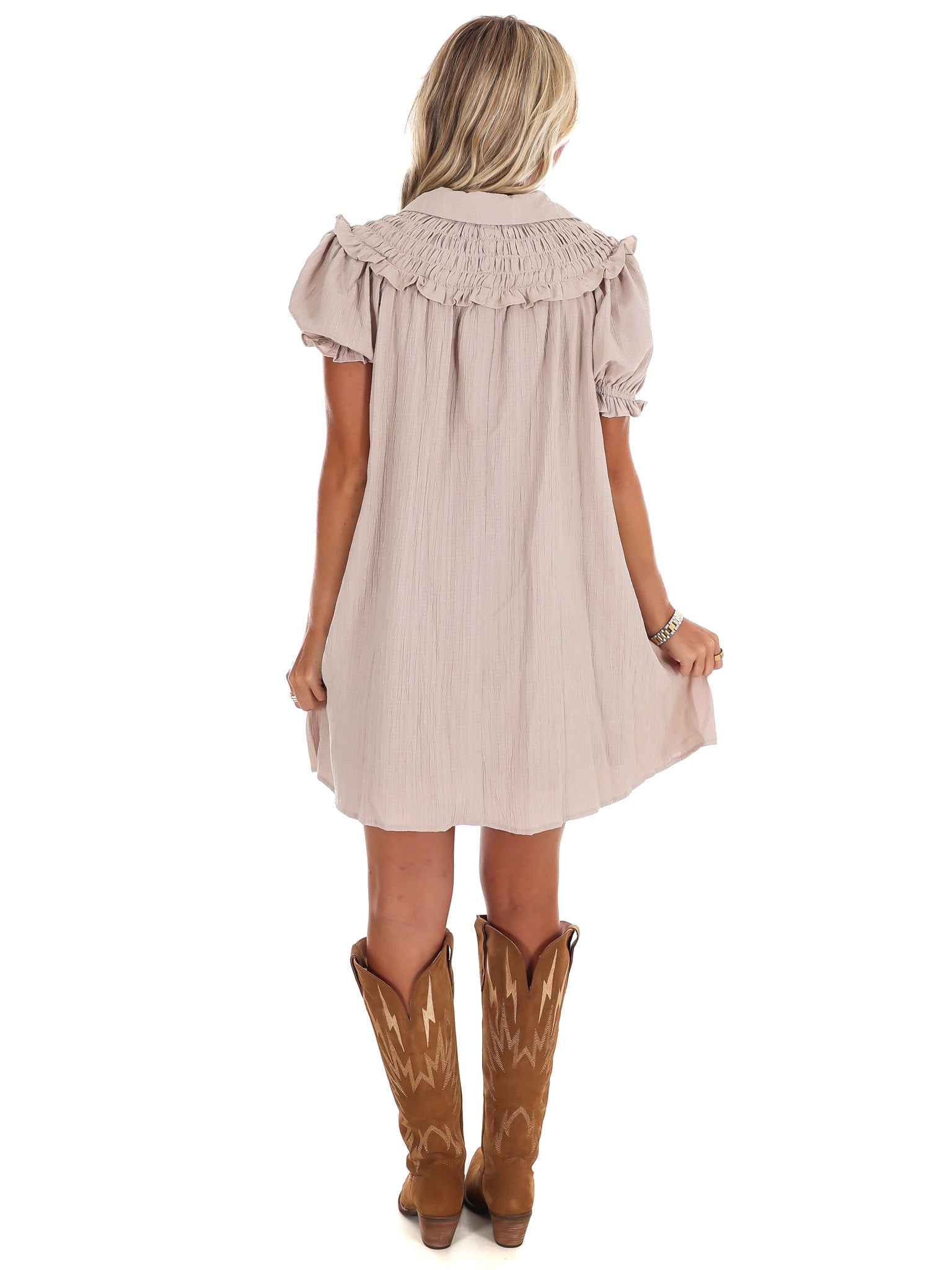 All I Want Ruffle Mini Dress