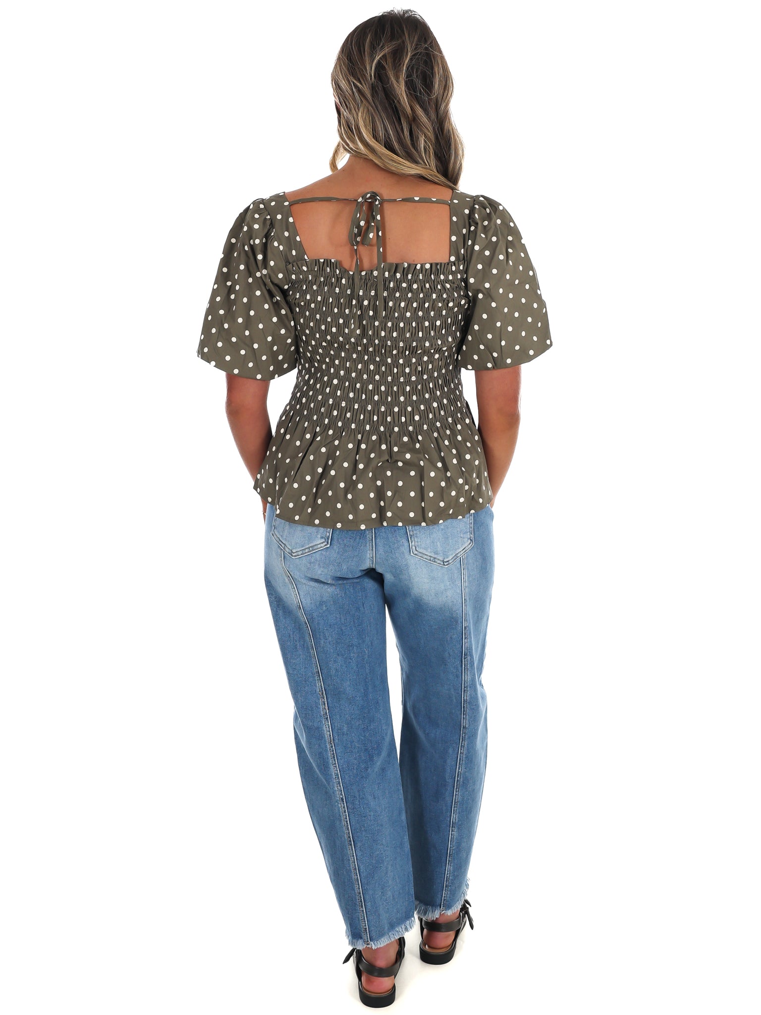 Connect the Dots Peplum Top