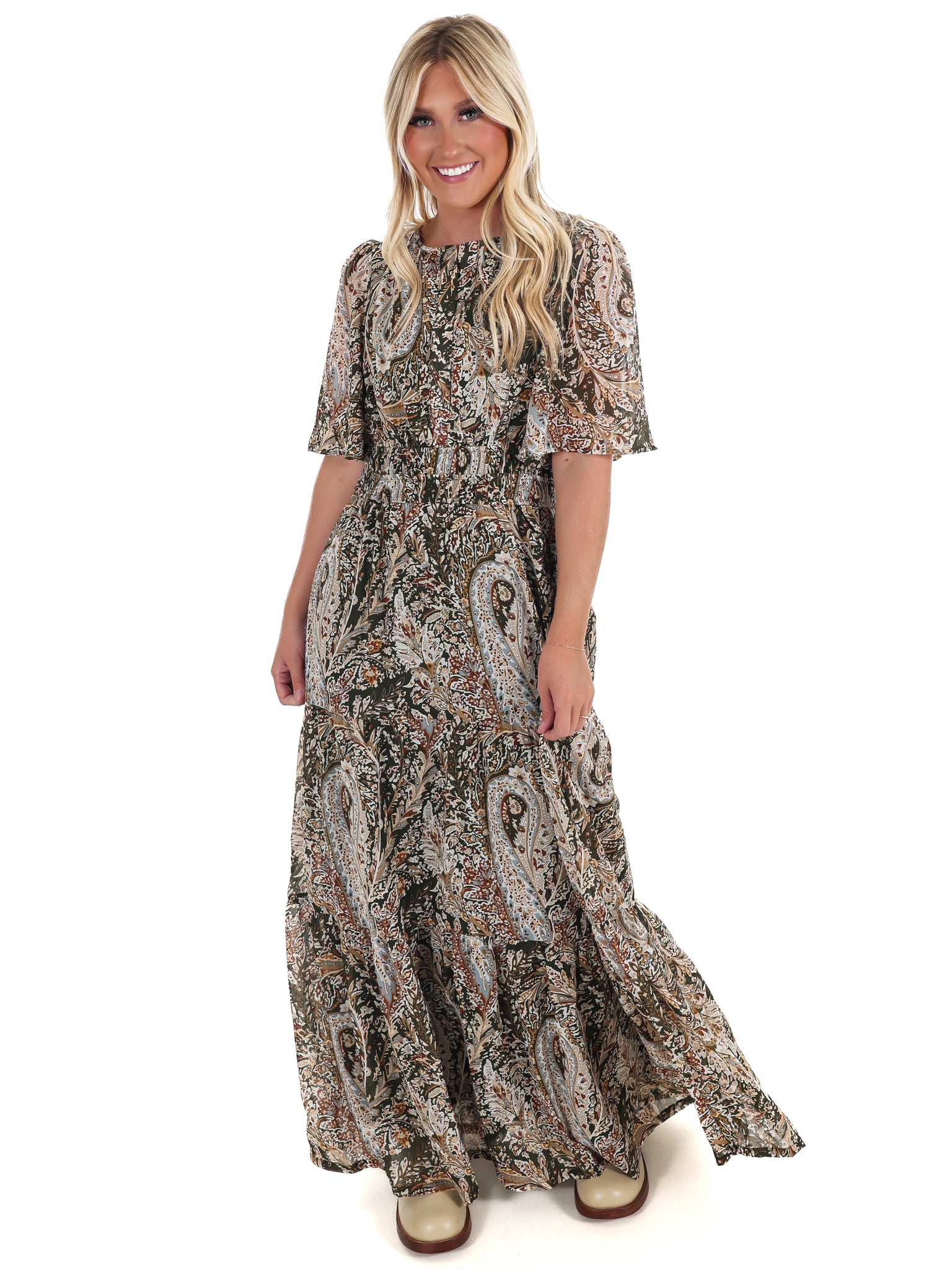 Autumn Air Maxi Dress