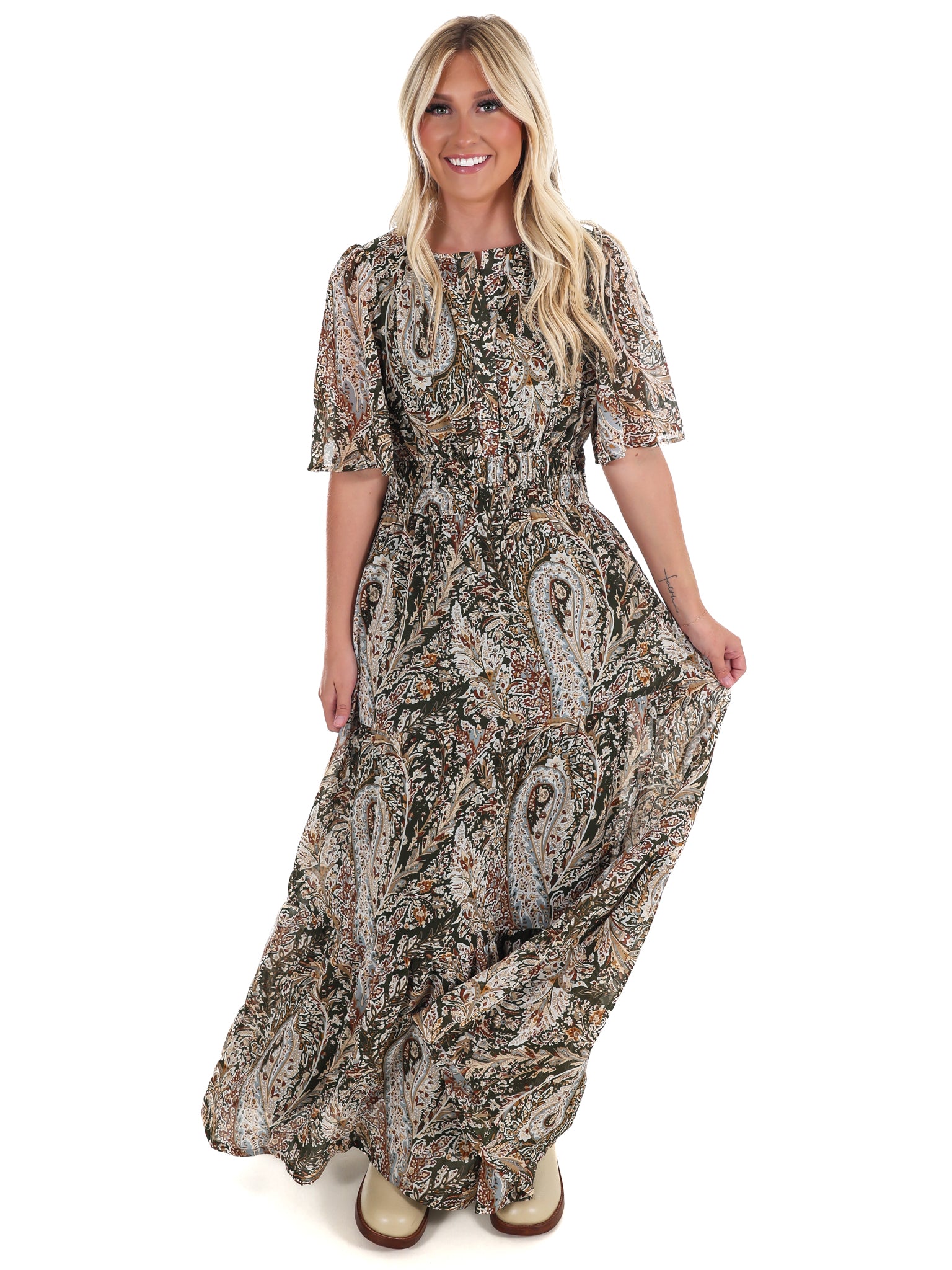 Autumn Air Maxi Dress