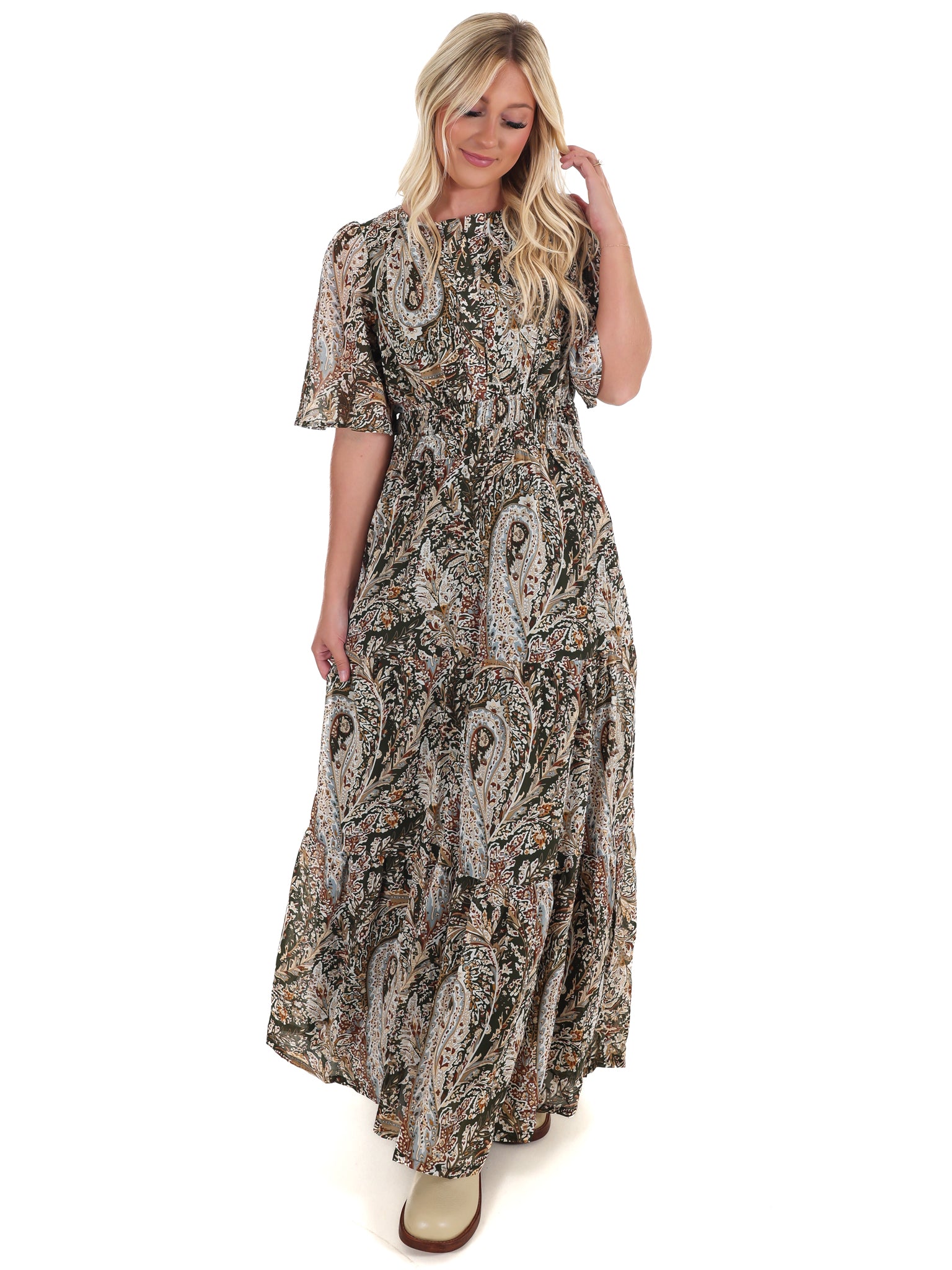 Autumn Air Maxi Dress