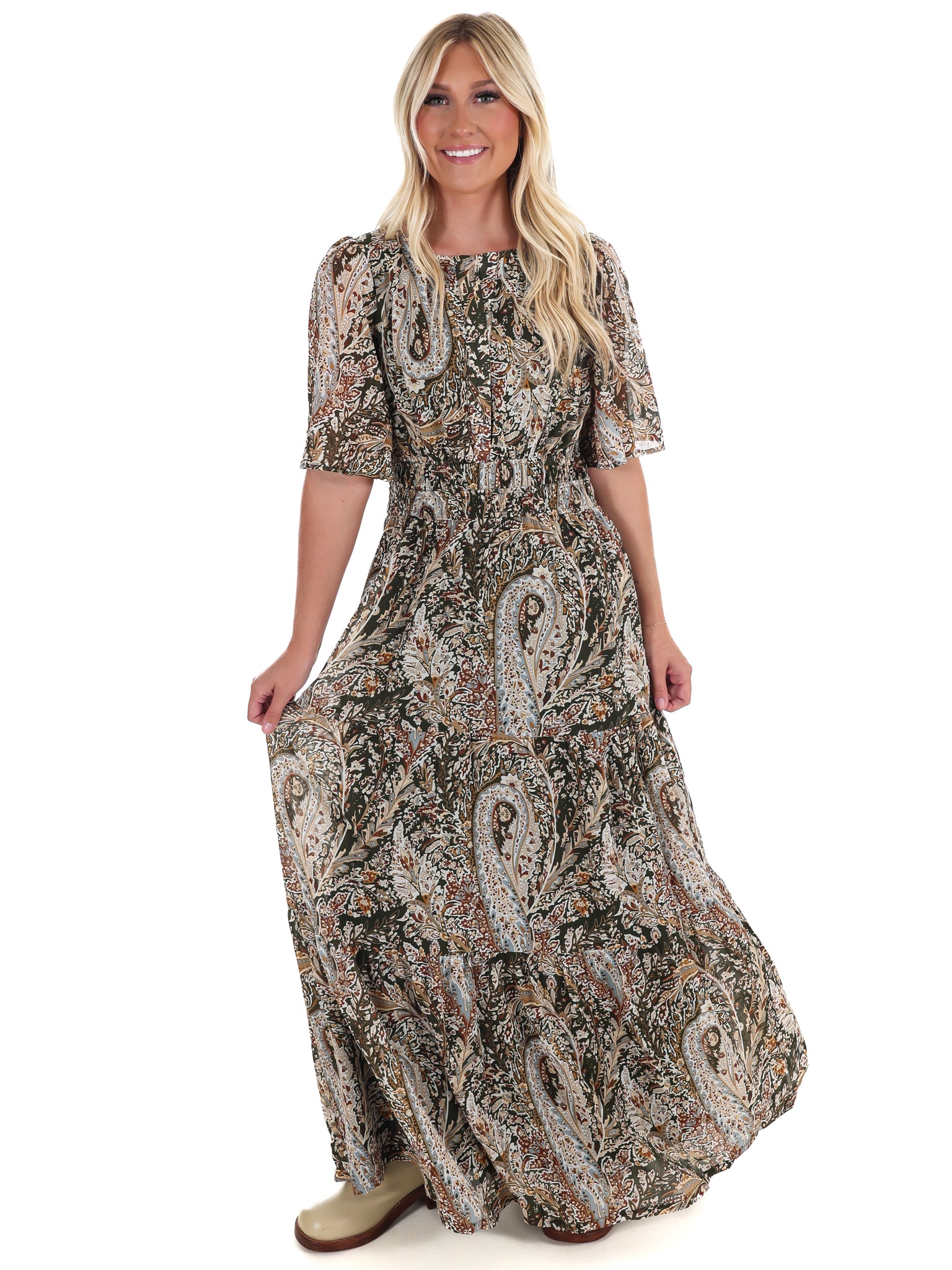 Autumn Air Maxi Dress