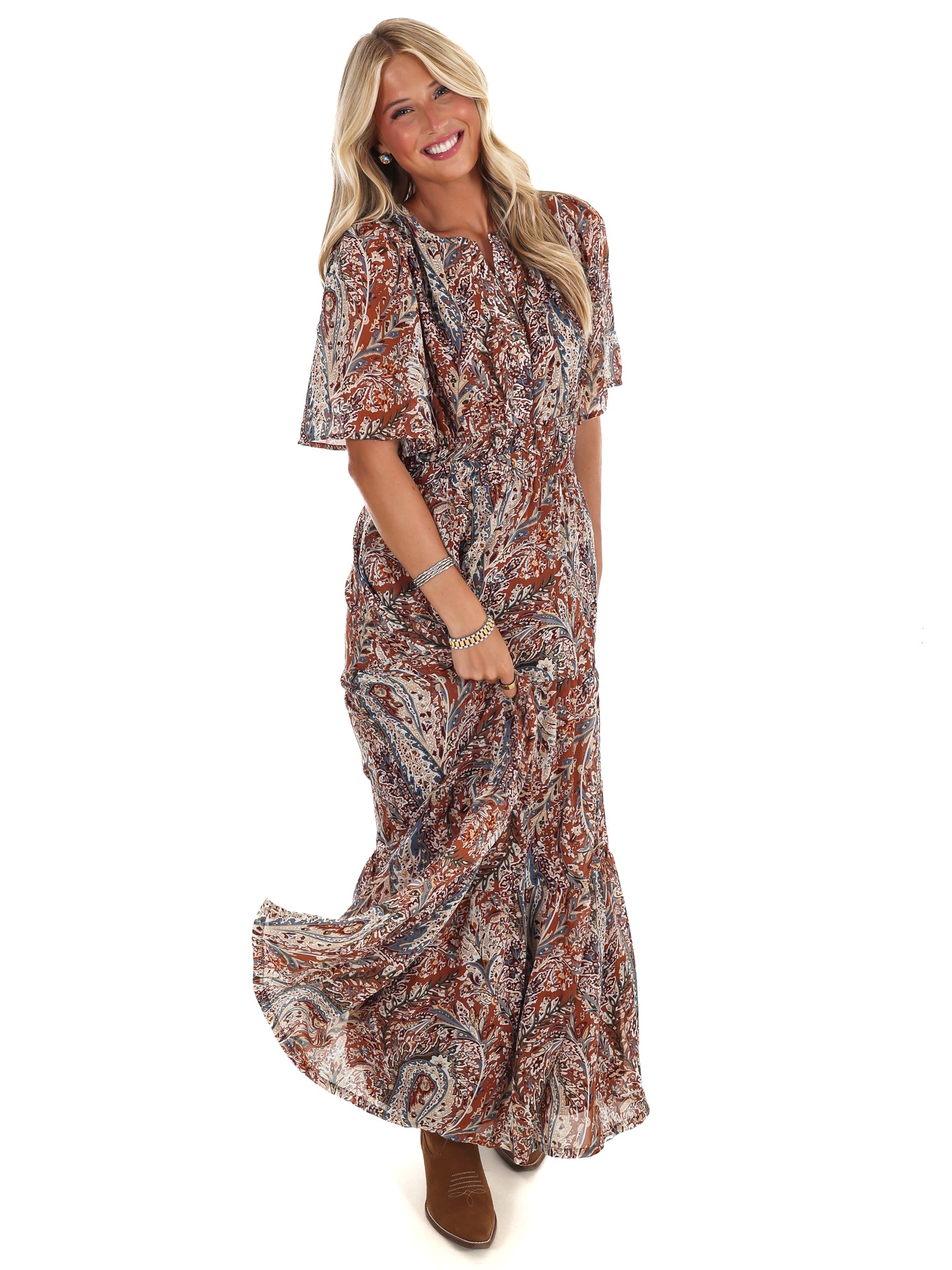 Autumn Air Maxi Dress