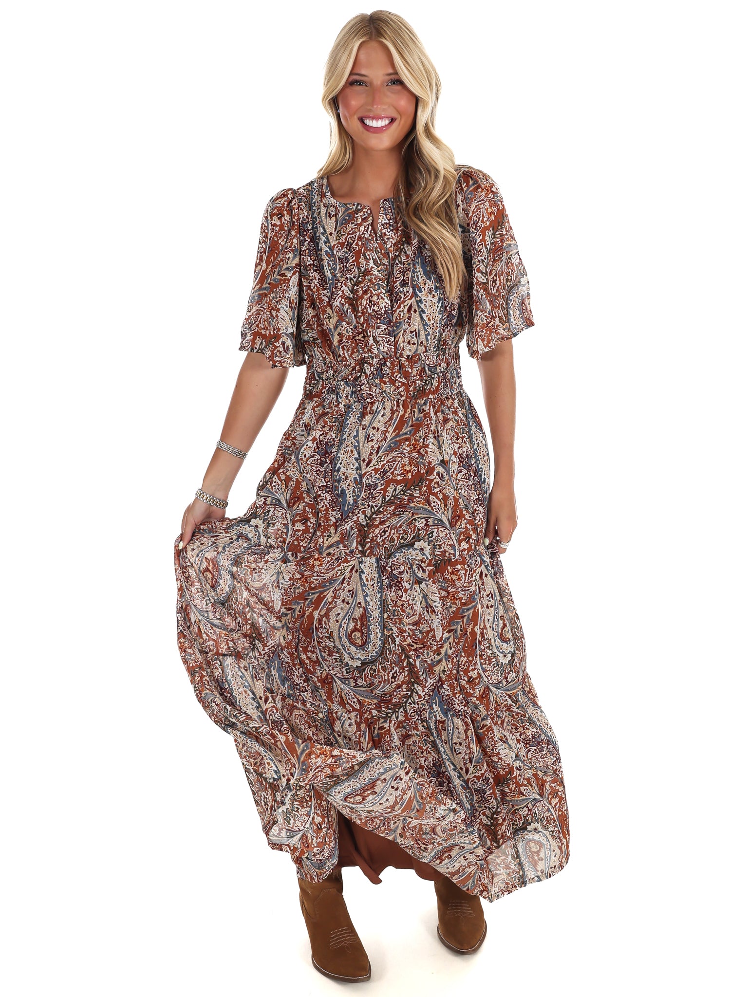 Autumn Air Maxi Dress