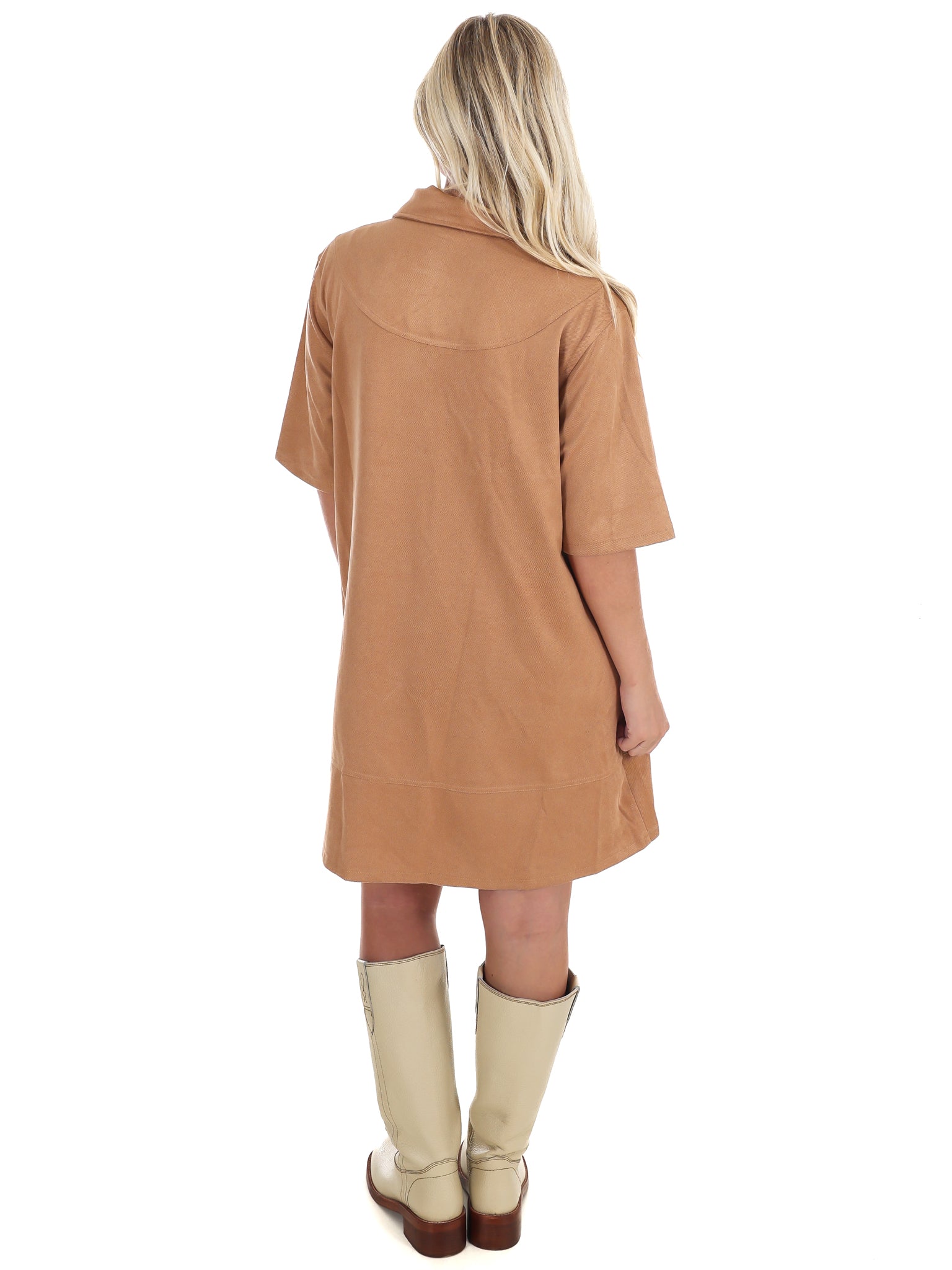 Rustic Rebel Suede Mini Dress