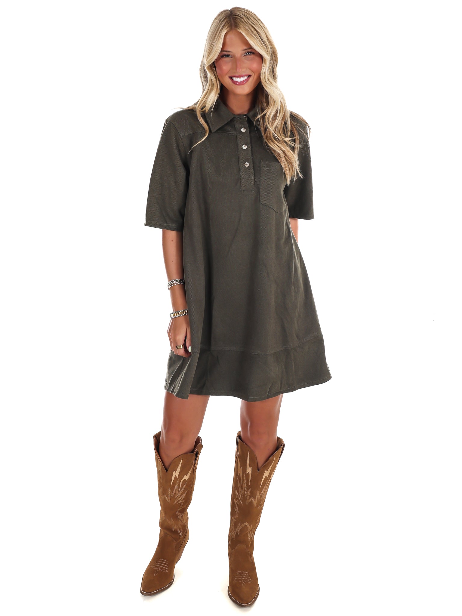 Rustic Rebel Suede Mini Dress