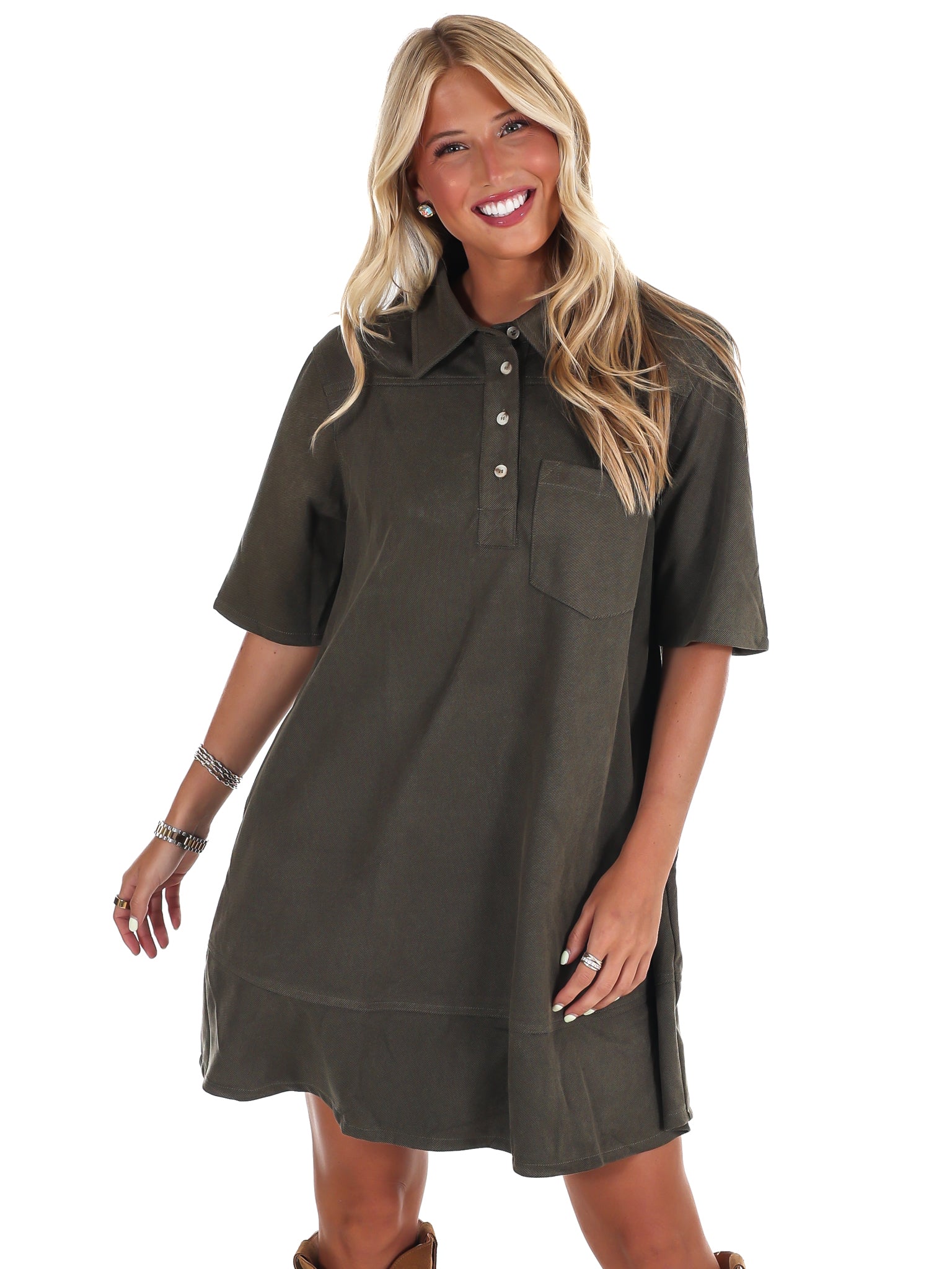 Rustic Rebel Suede Mini Dress