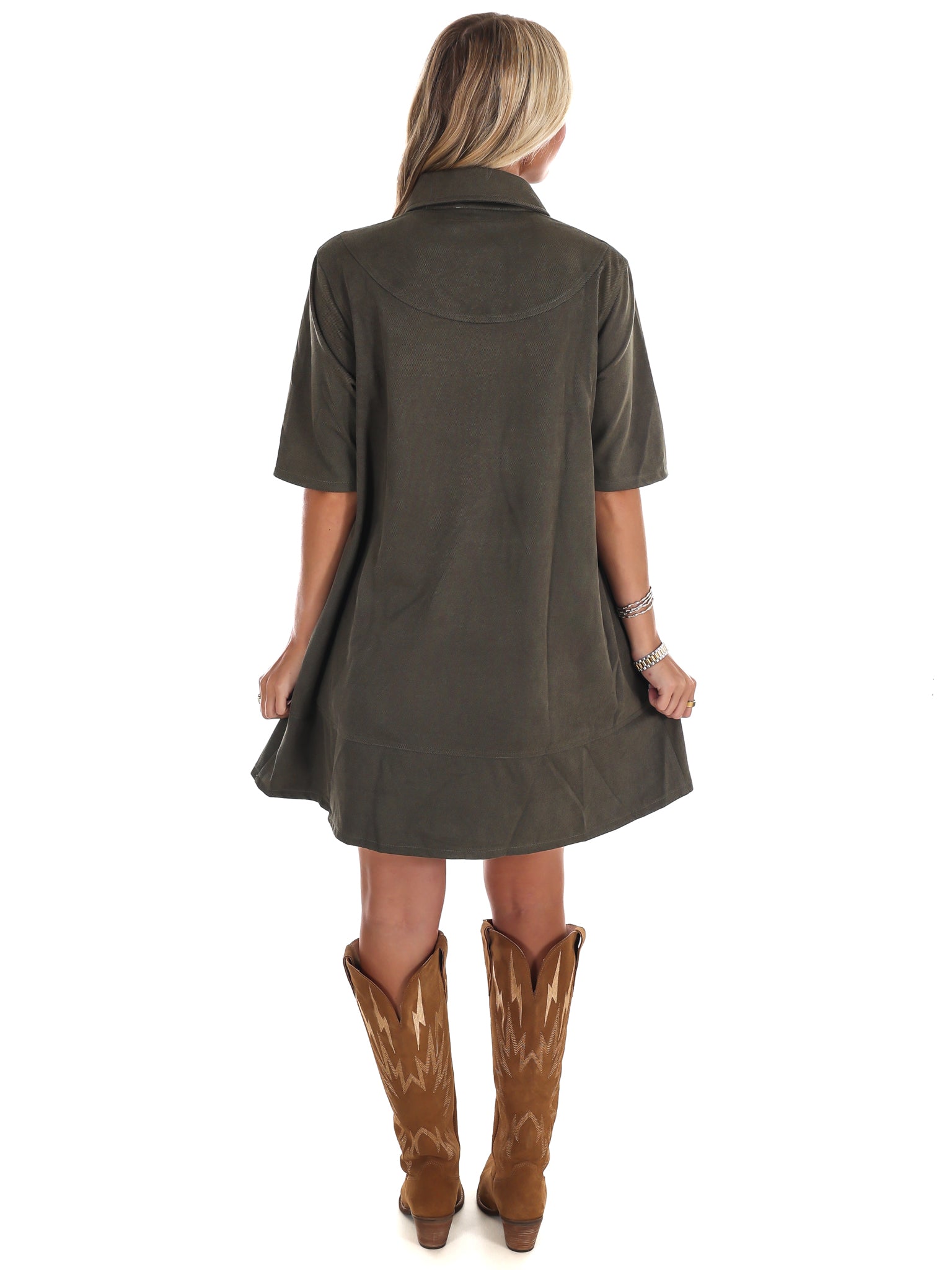 Rustic Rebel Suede Mini Dress