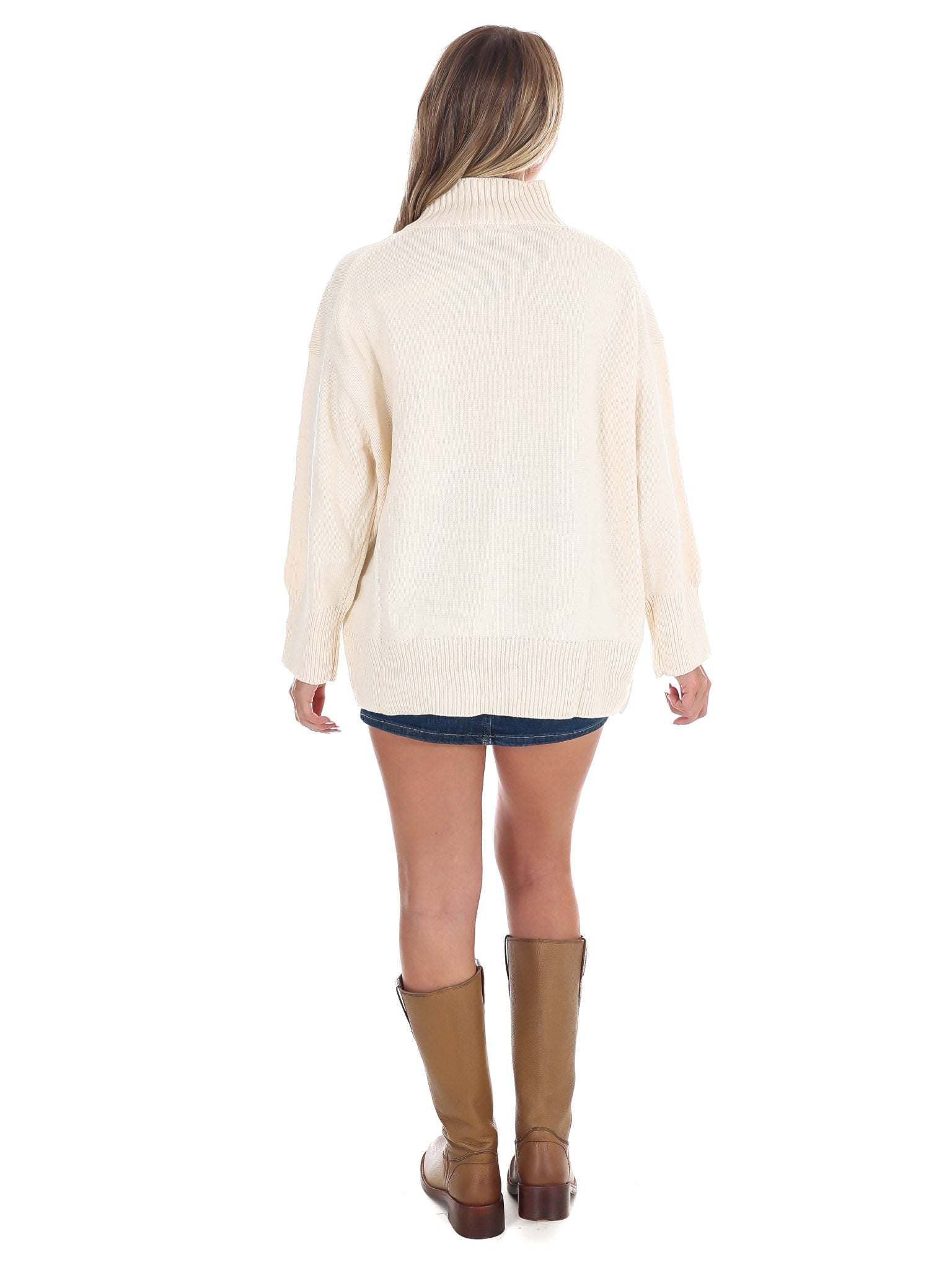Maple Lane Mock Neck Sweater