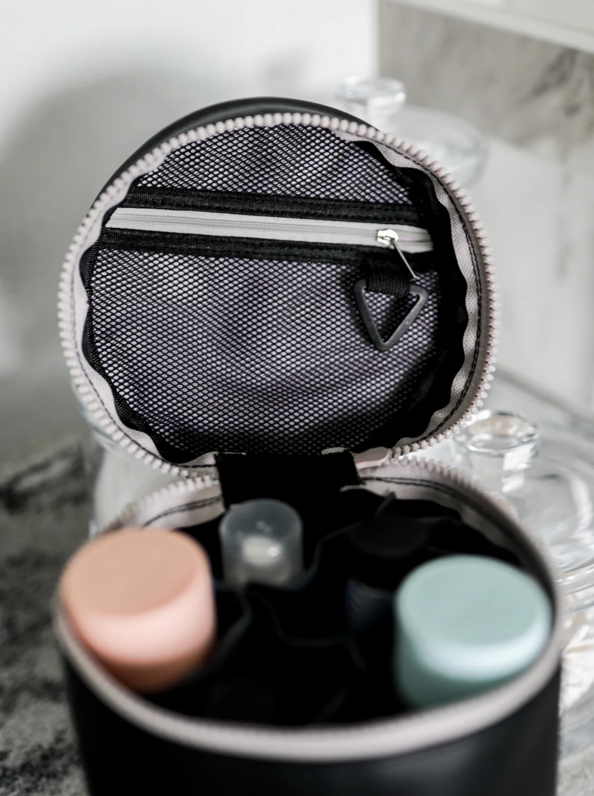 Take It Easy Barrel Toiletry Bag