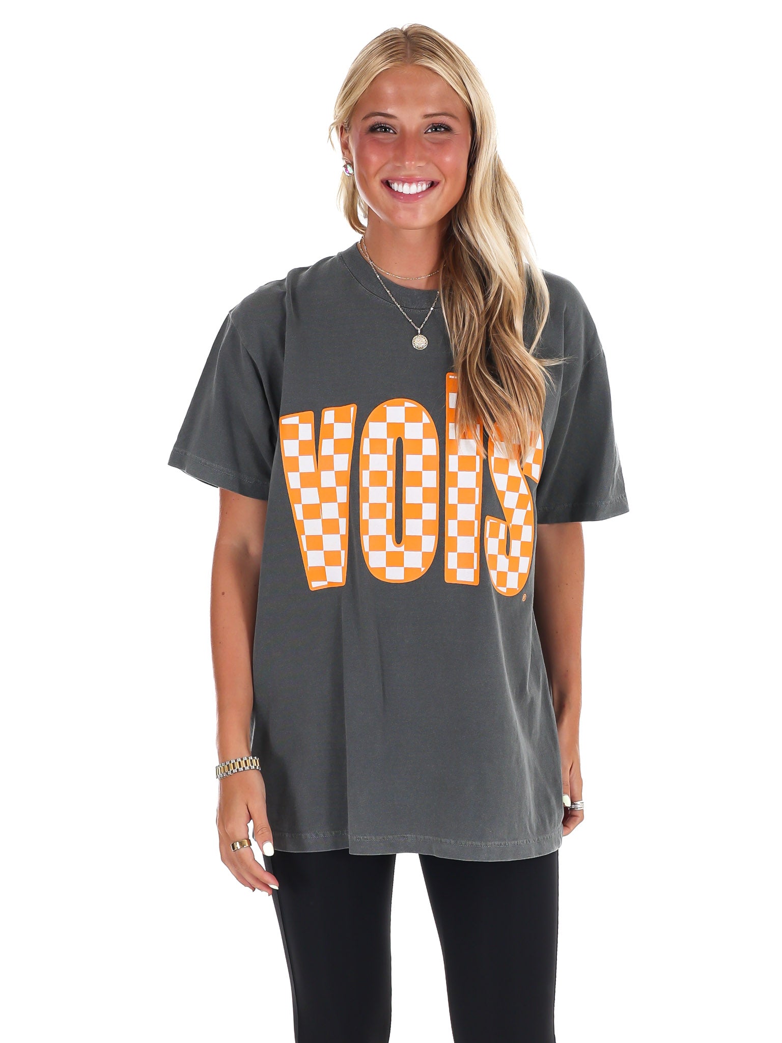 Tennessee VOLS Checkerboard Oversized Tee
