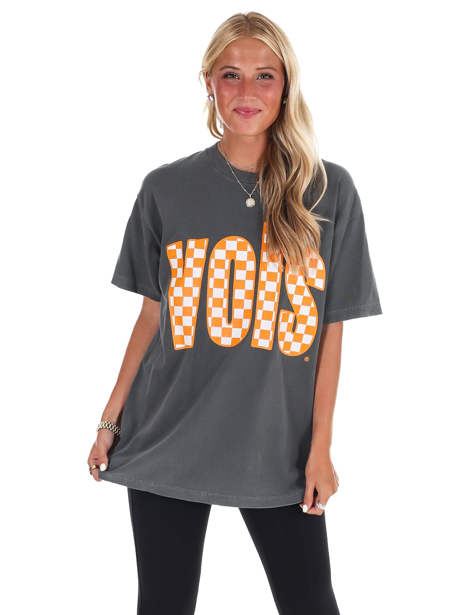 Tennessee VOLS Checkerboard Oversized Tee