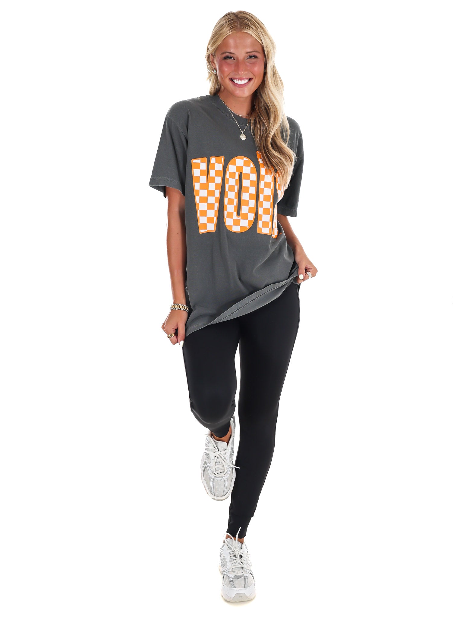 Tennessee VOLS Checkerboard Oversized Tee