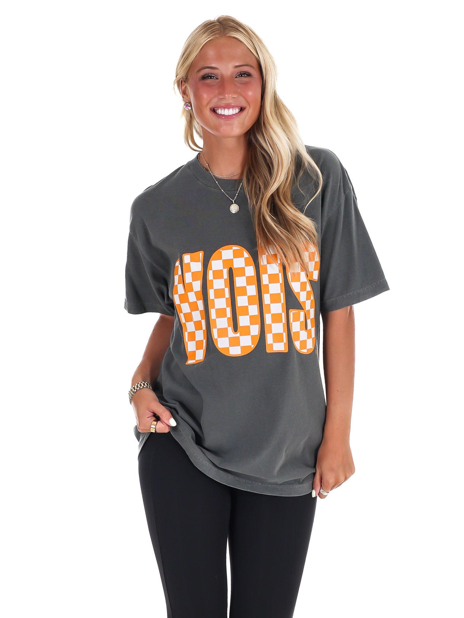 Tennessee VOLS Checkerboard Oversized Tee