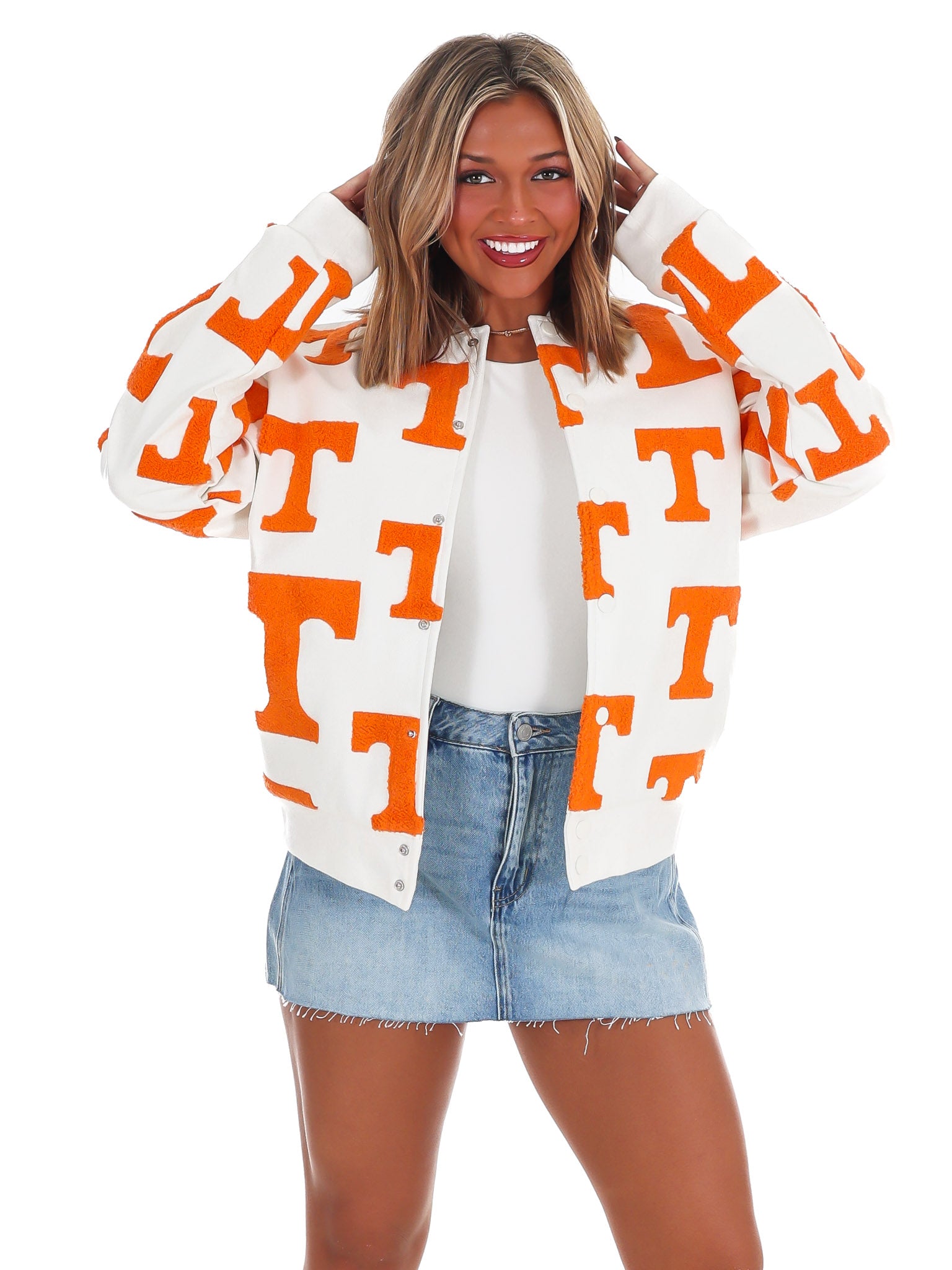 Tennessee Brigs Leather Bomber Jacket
