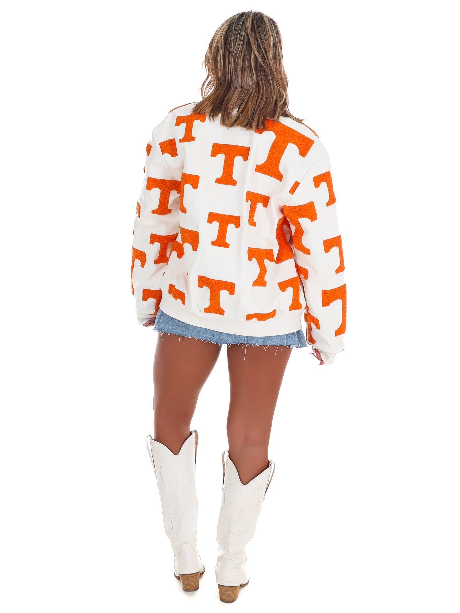 Tennessee Brigs Leather Bomber Jacket