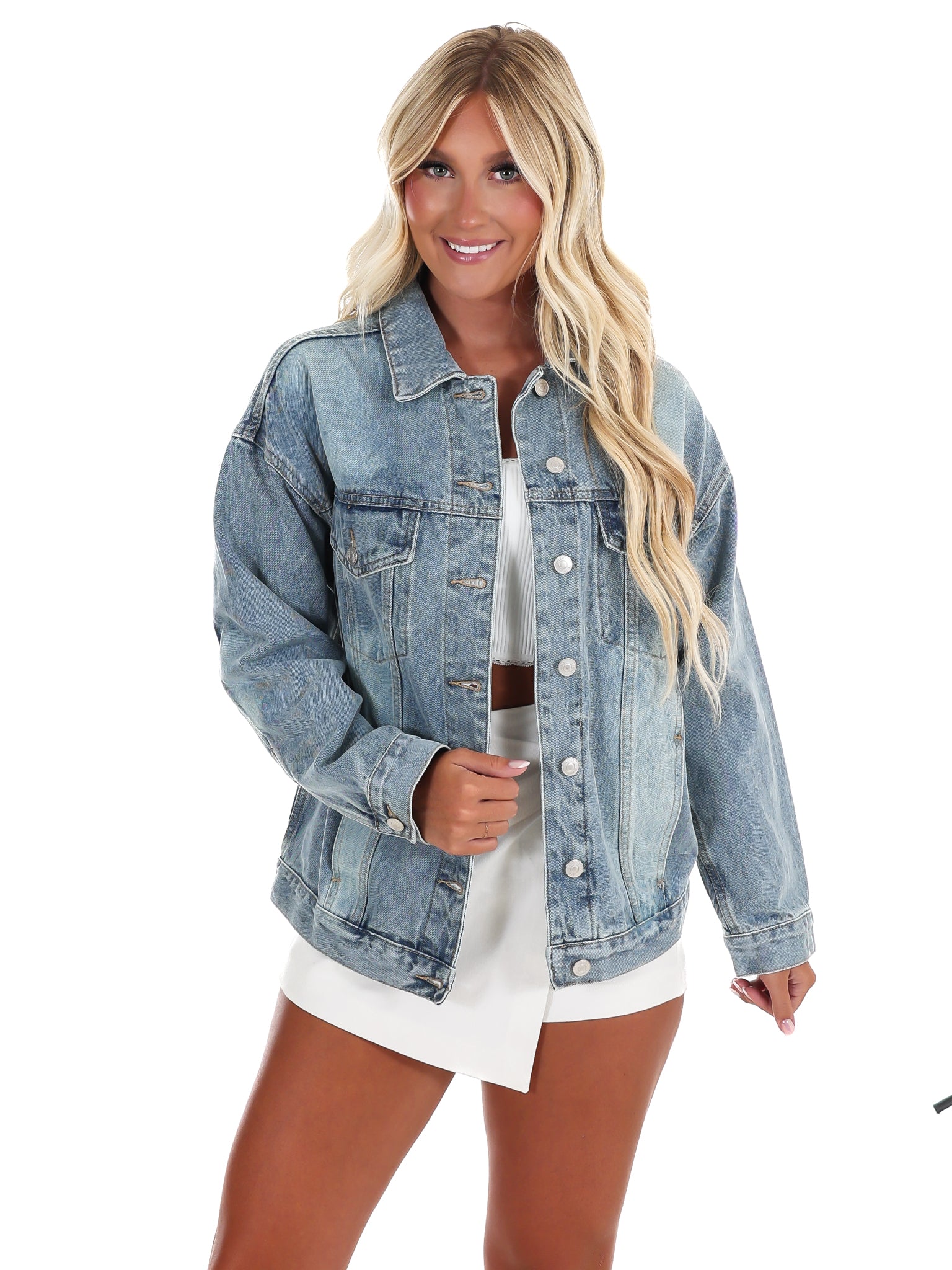 Tennessee Varsity Puff Denim Jacket