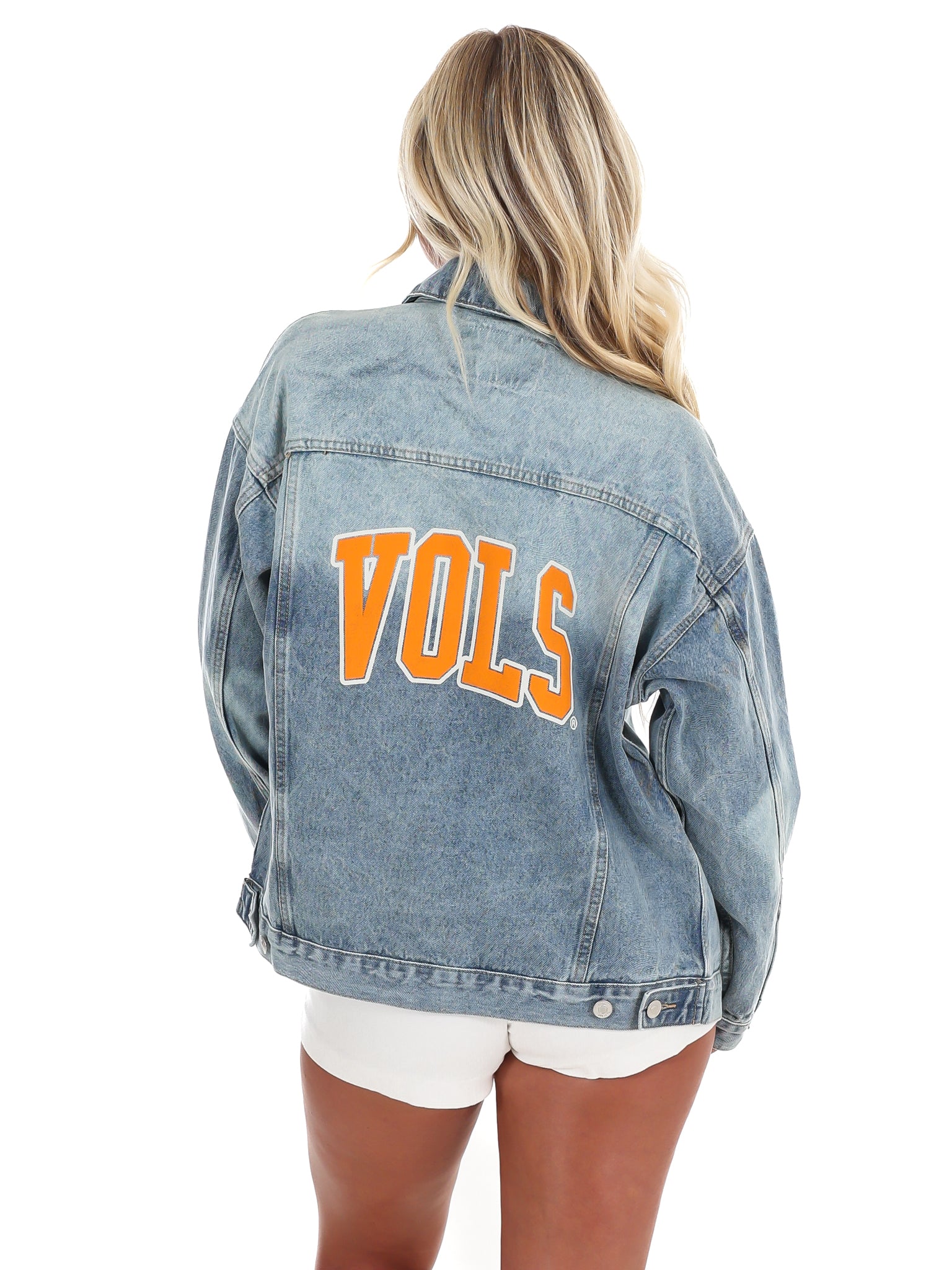 Tennessee Varsity Puff Denim Jacket