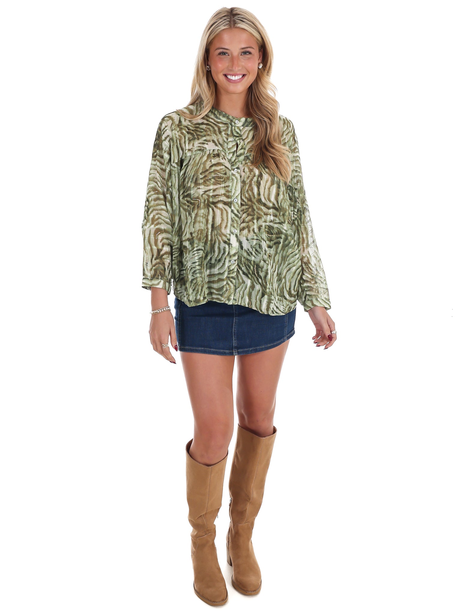 Bright Side Print Top