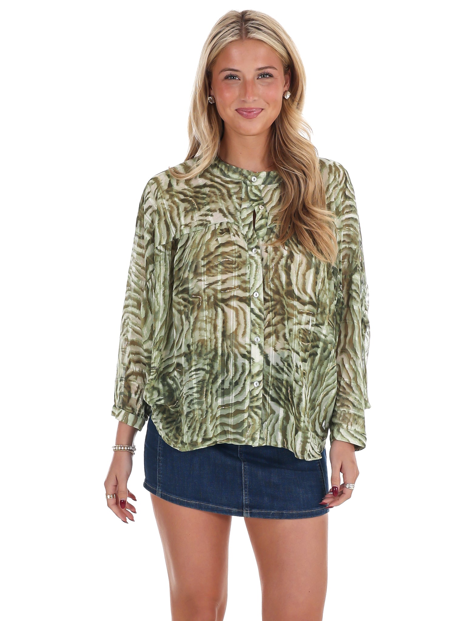 Bright Side Print Top