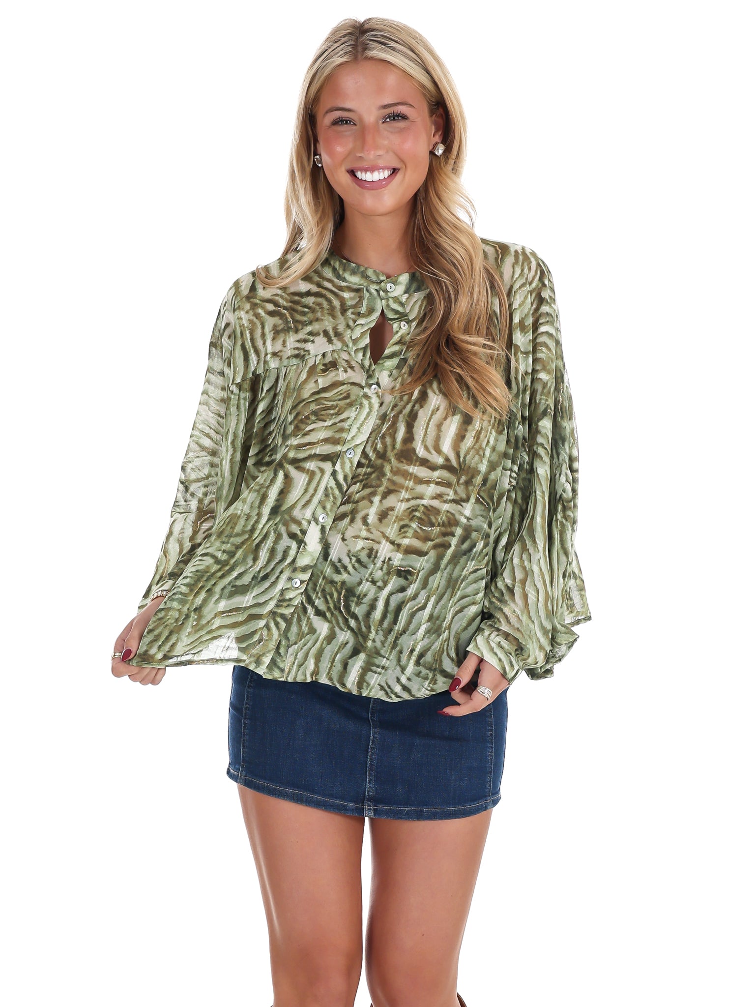 Bright Side Print Top