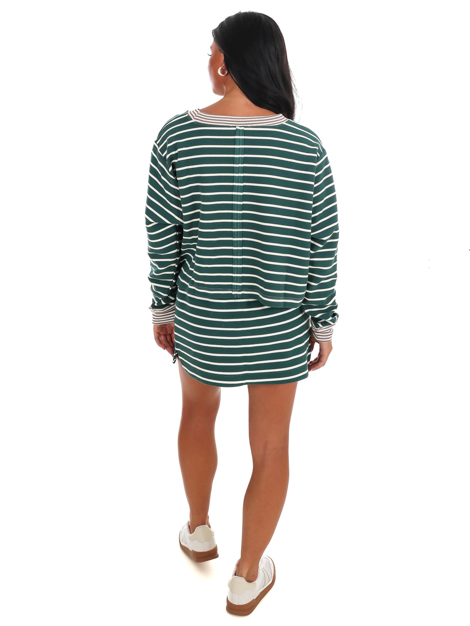 Cut to the Chase Stripe Two Piece Set