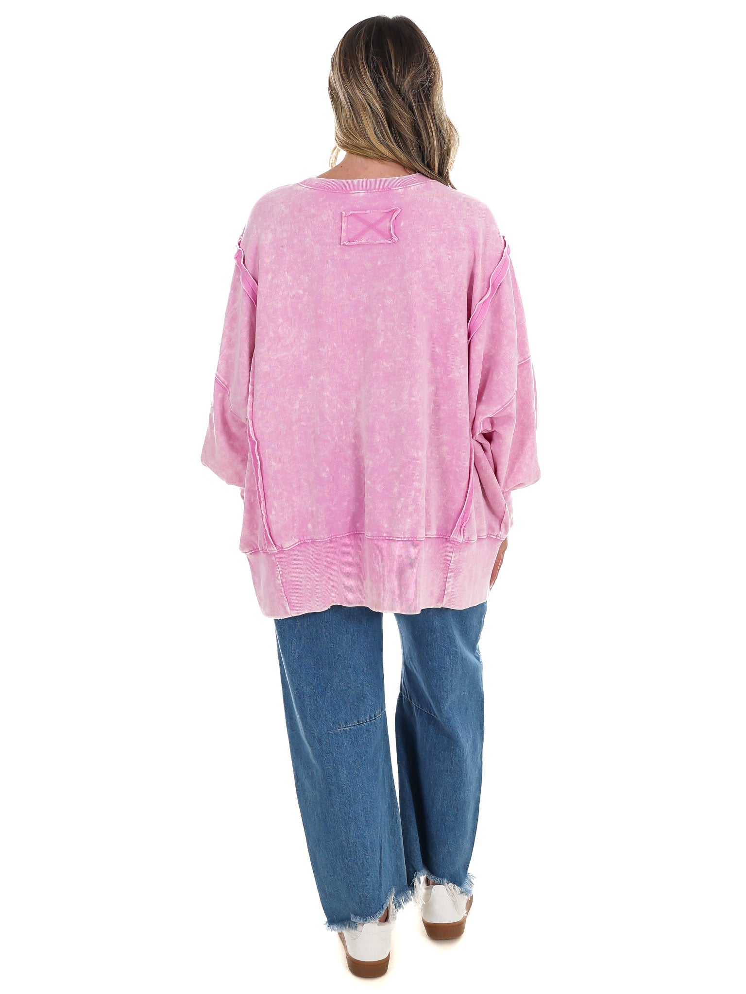 Lovely Life Acid Wash Sweatshirt