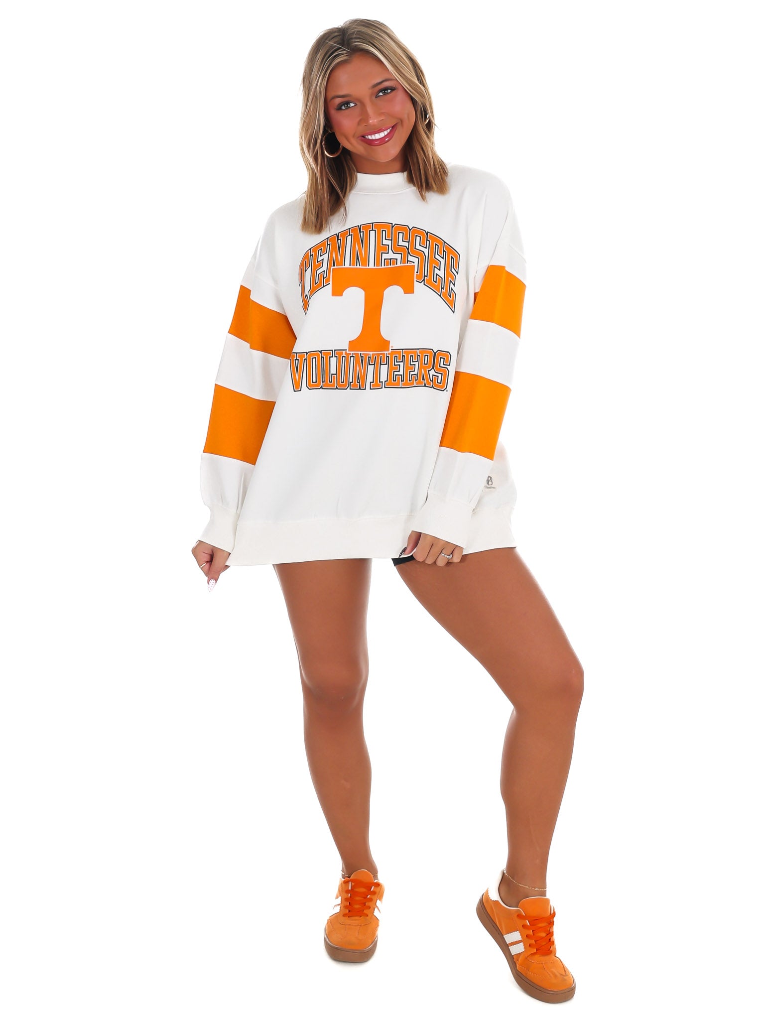 Tennessee Volunteers Sleeve Stripe Crewneck Pullover