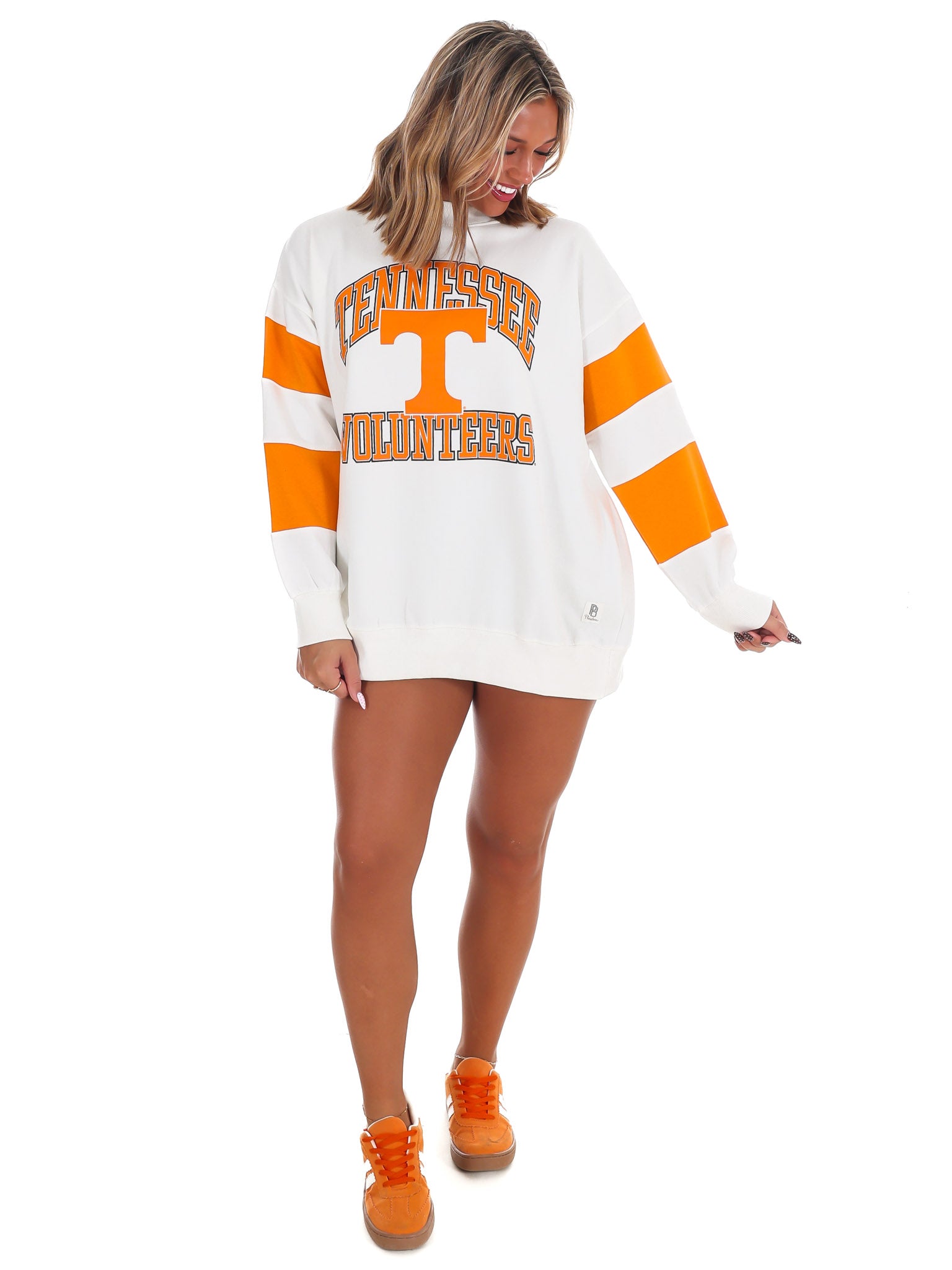 Tennessee Volunteers Sleeve Stripe Crewneck Pullover