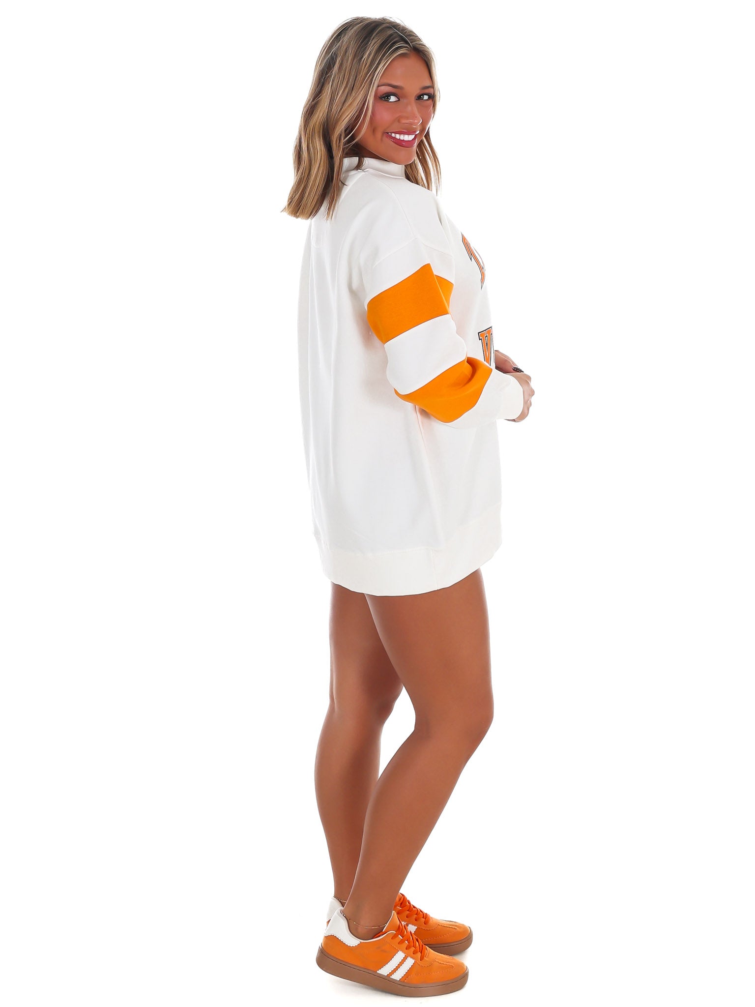 Tennessee Volunteers Sleeve Stripe Crewneck Pullover