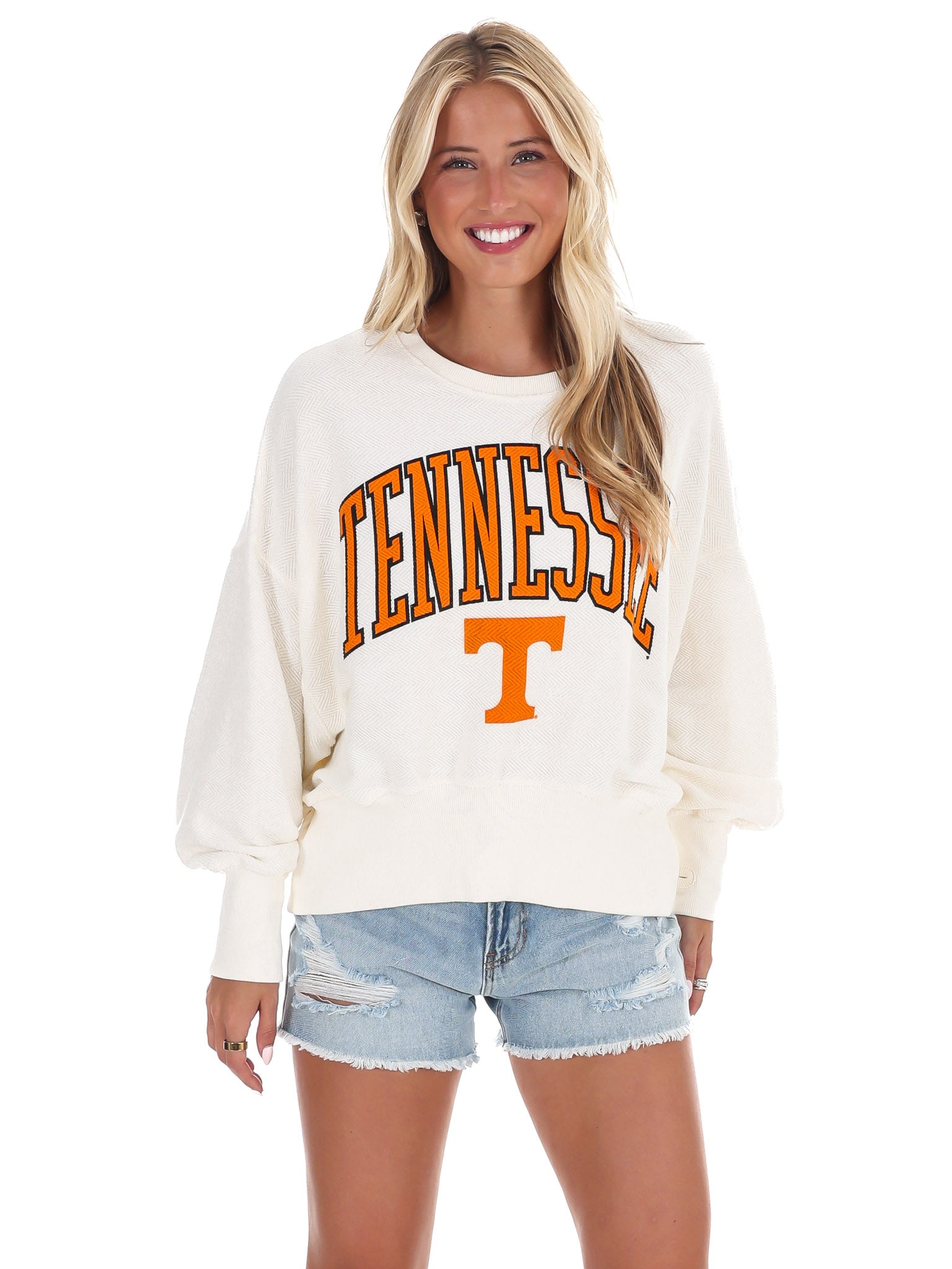 Tennessee Herringbone Fleece Sweatshirt