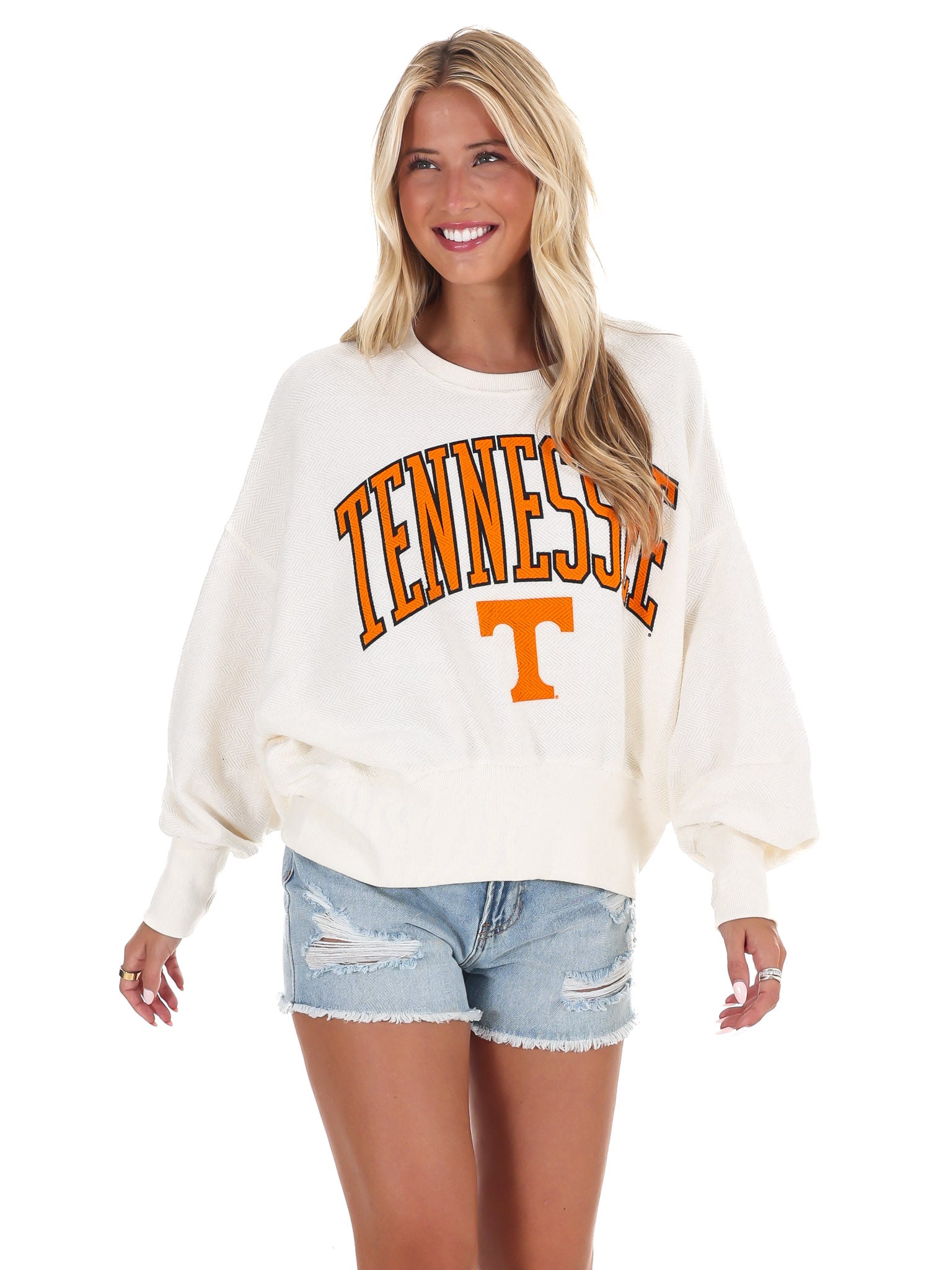 Tennessee Herringbone Fleece Sweatshirt