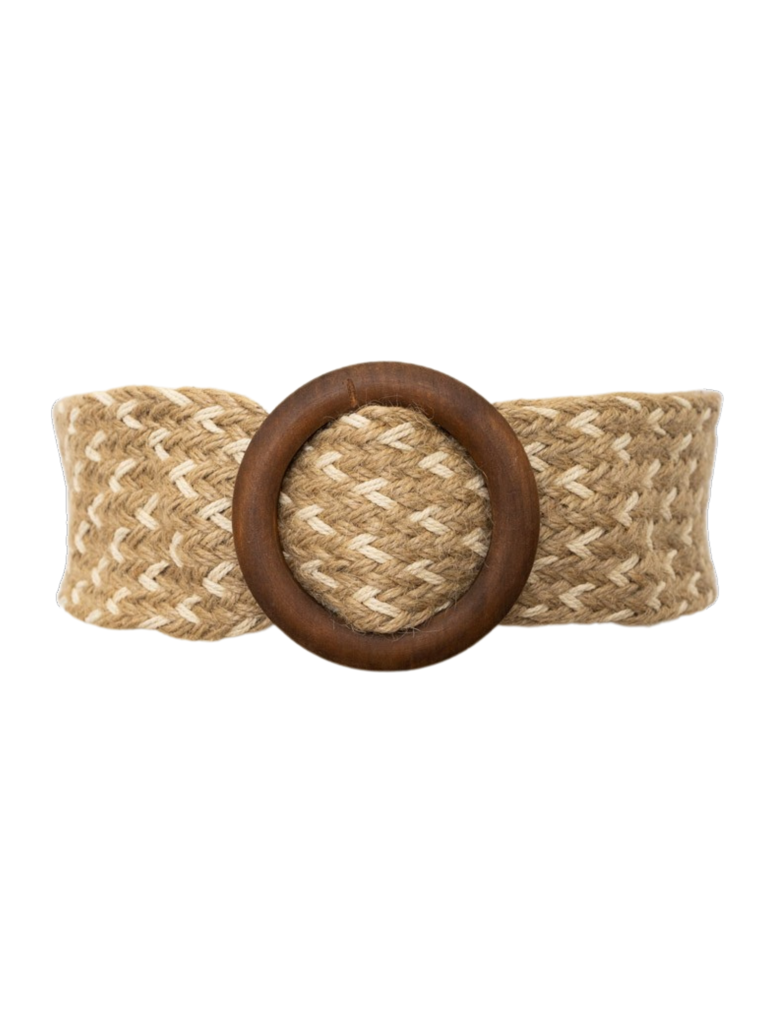 Bohemian Wide Natural Jute Waist Belt