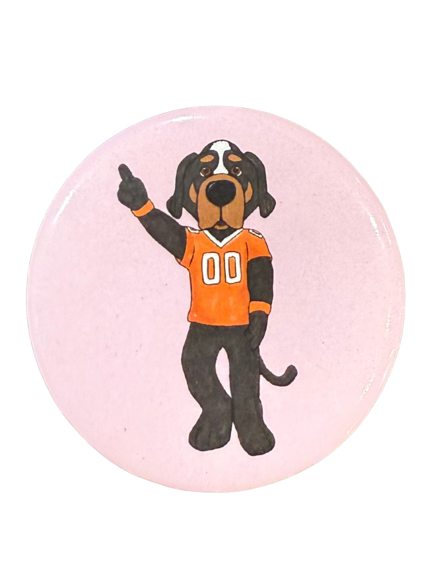 Watercolor Smokey 2.25" Gameday Button