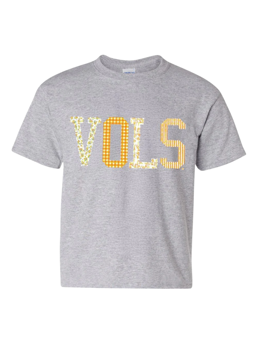 Youth Vols Quilted Puff Ink Tee