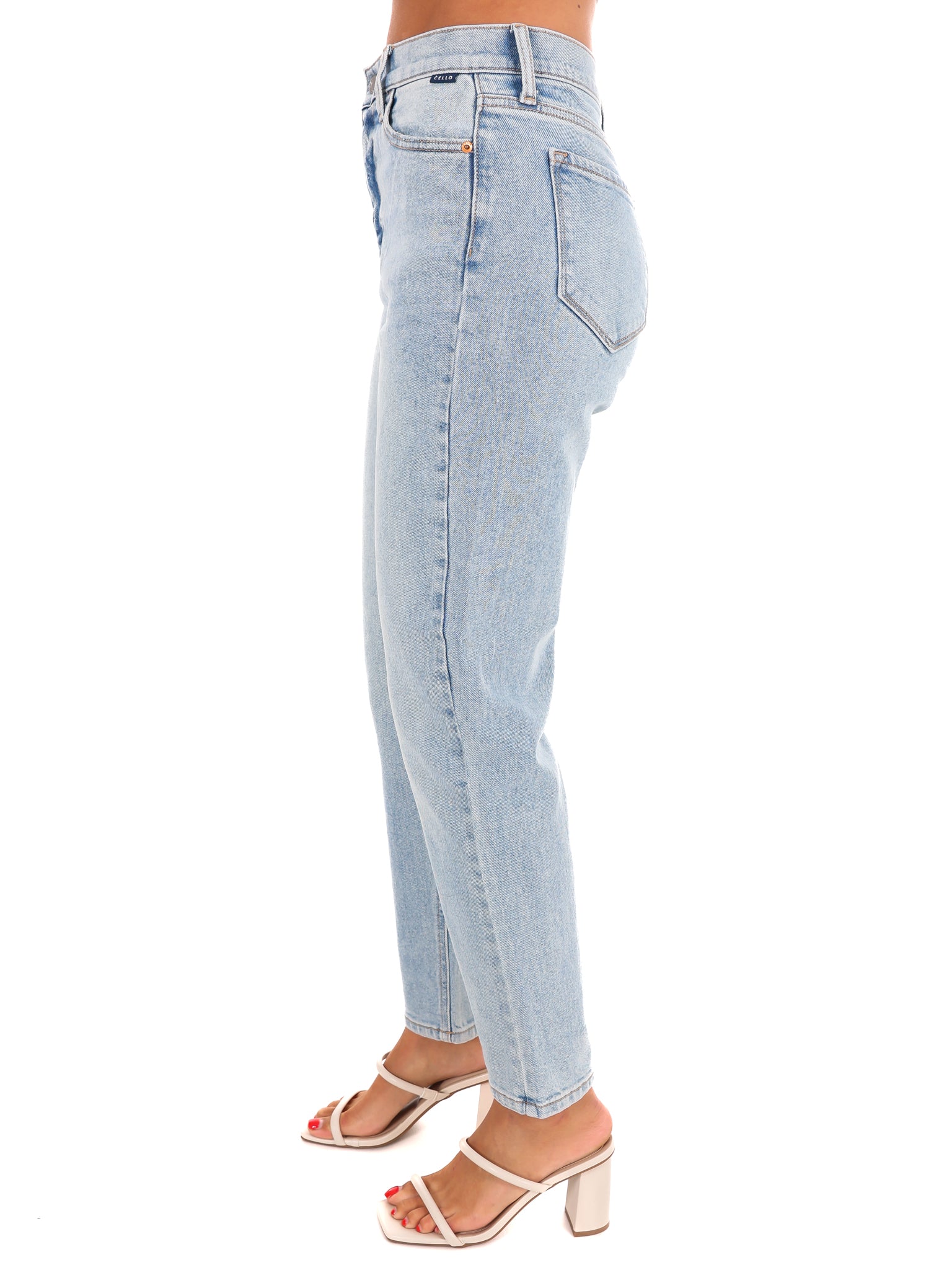 What's the Plan High Rise Mom Jean